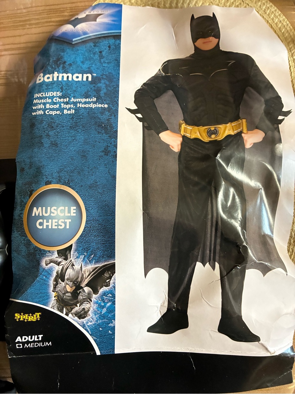Batman Adult Muscle Chest Costume